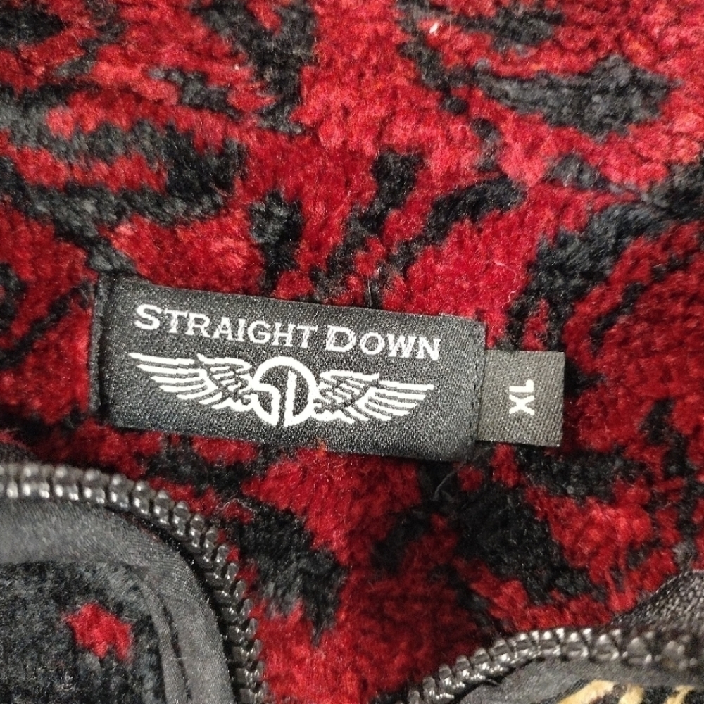 Straight Down Fleece Zip Front Jacket - image 3
